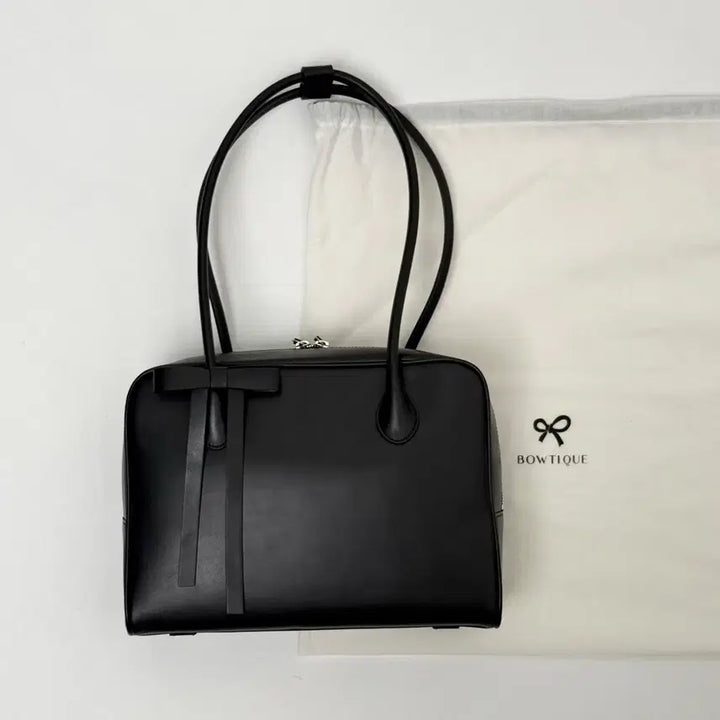 [BUNJANG] Boutic Monica Italian Leather Shoulder Bag Black / (새상품) 보우틱 모니카 이태리 레더 숄더백 블랙