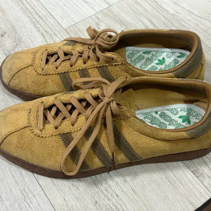 [BUNJANG] Adidas Tobacco Mesa Brown Suede Sneakers / 아디다스 토바코 메사 브라운 디저트