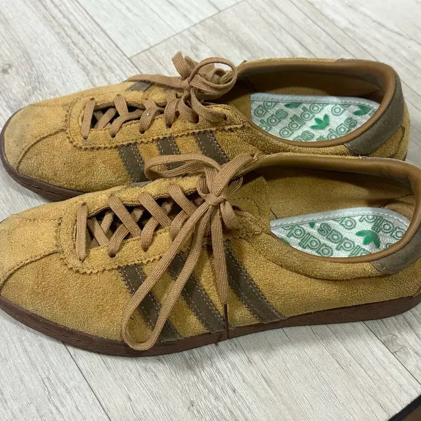 [BUNJANG] Adidas Tobacco Mesa Brown Suede Sneakers / 아디다스 토바코 메사 브라운 디저트