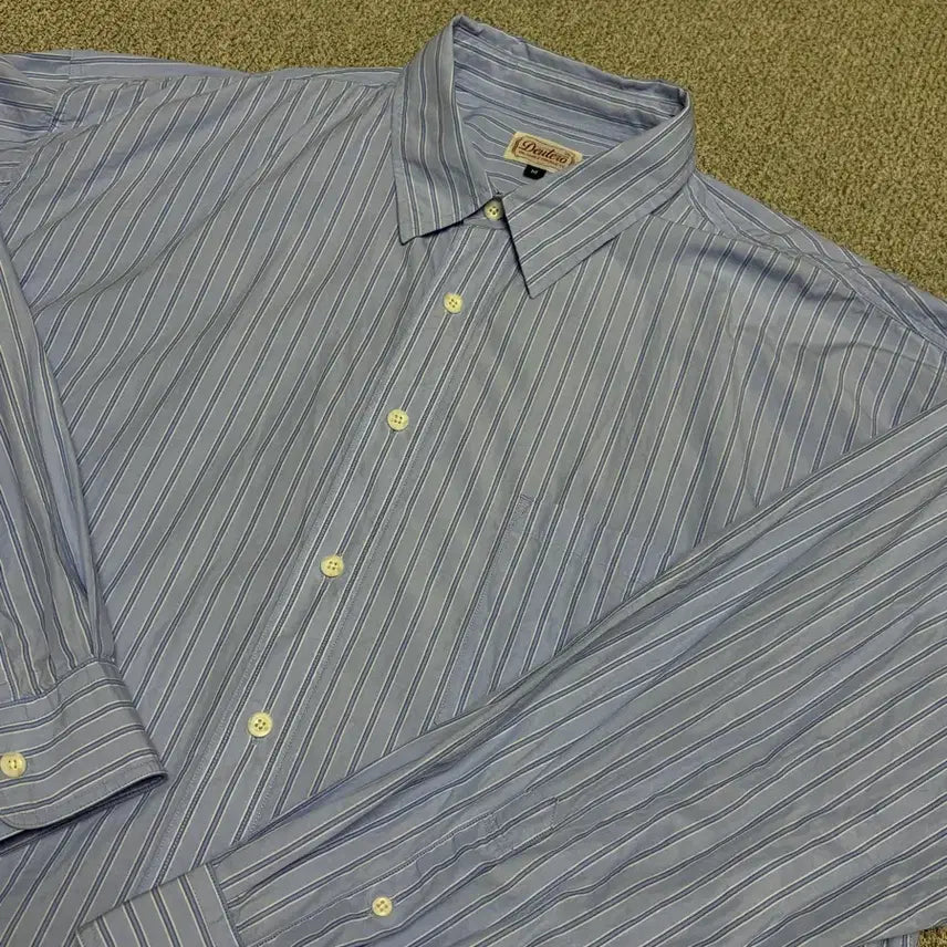 [BUNJANG] Deutero Striped Long Sleeve Shirt / 듀테로 스트라이프 긴팔 셔츠