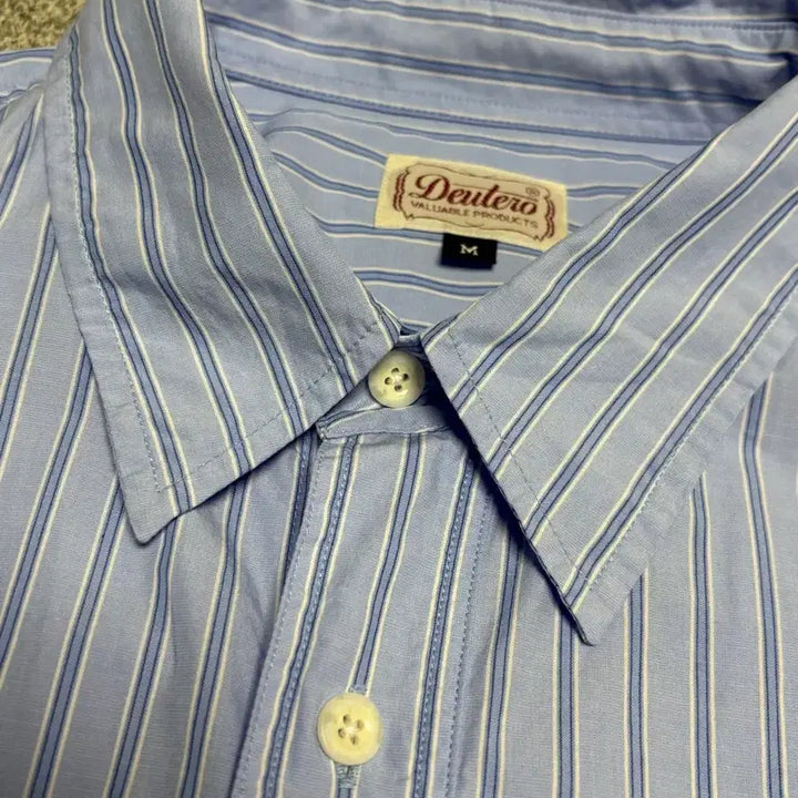 [BUNJANG] Deutero Striped Long Sleeve Shirt / 듀테로 스트라이프 긴팔 셔츠