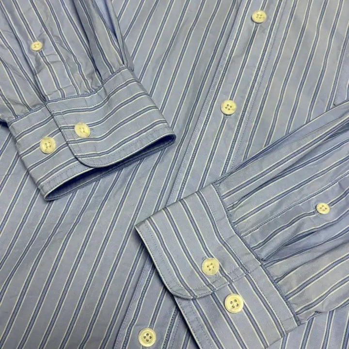 [BUNJANG] Deutero Striped Long Sleeve Shirt / 듀테로 스트라이프 긴팔 셔츠