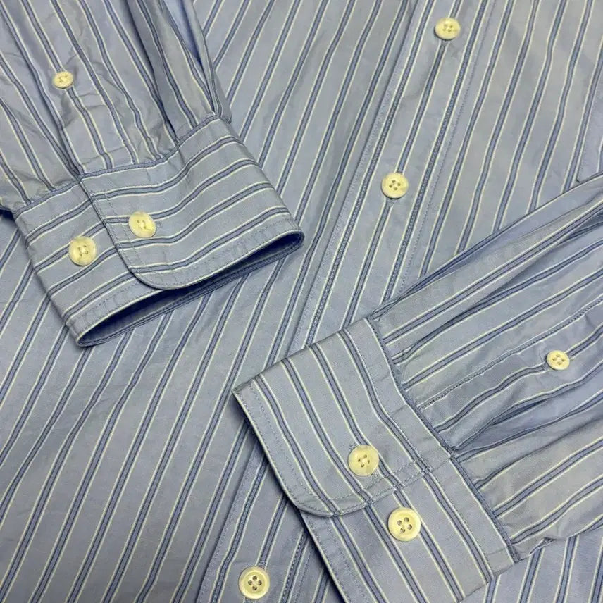 [BUNJANG] Deutero Striped Long Sleeve Shirt / 듀테로 스트라이프 긴팔 셔츠