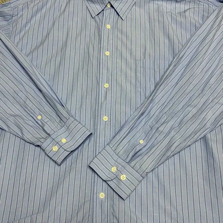 [BUNJANG] Deutero Striped Long Sleeve Shirt / 듀테로 스트라이프 긴팔 셔츠