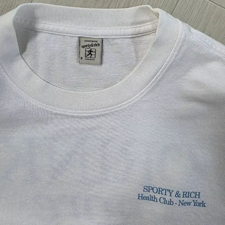 [BUNJANG] Sporty &amp; Rich Cotton T-Shirt / Sporty &amp; Rich (스포티앤리치)반팔 티셔츠