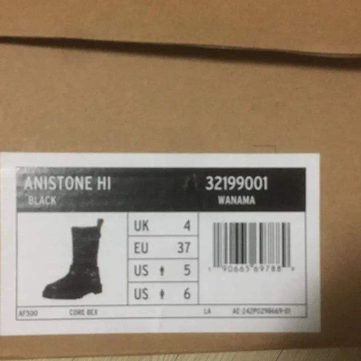 [BUNJANG] Dr. Martens Anniston High Black Boots / 닥터마틴 애니스톤 하이 블랙 UK4 230
