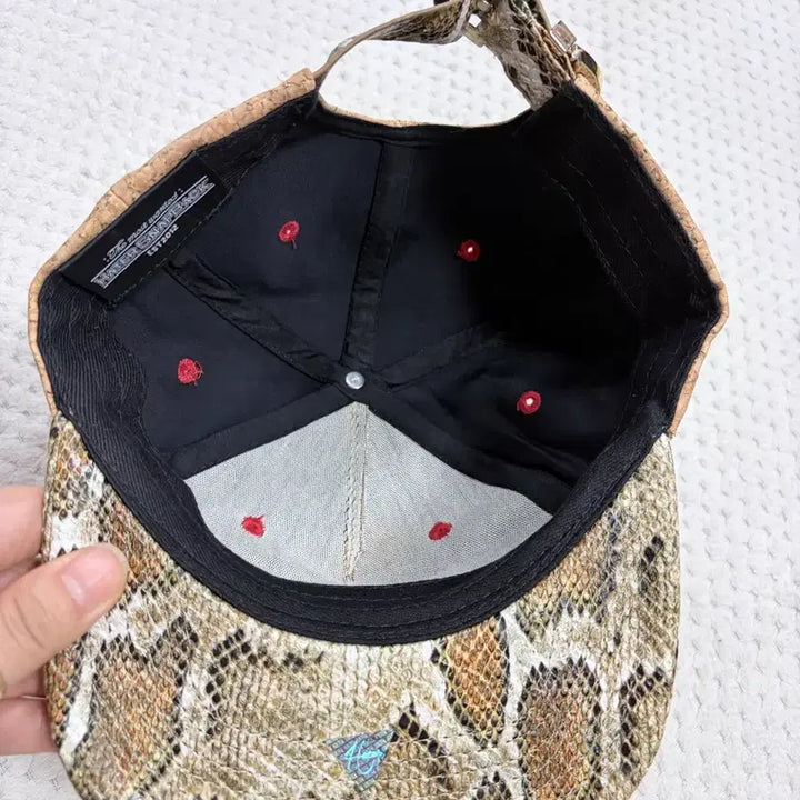[BUNJANG] HATER Cork &amp; Snake Skin Snapback Hat / 헤이터 모자 스냅백
