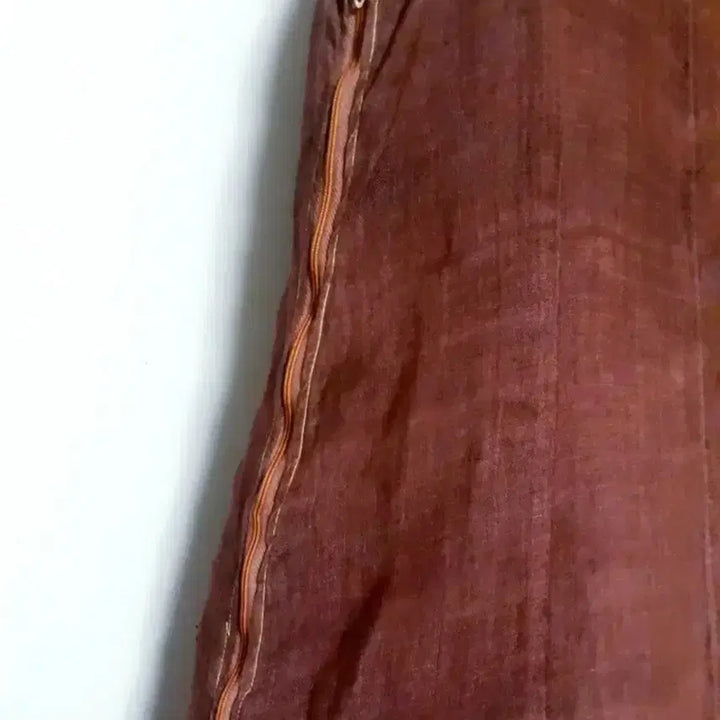 [BUNJANG] Natural Dyed Linen Sleeveless Dress (S-M) / 천연염색 마 원피스 생활한복 44~55
