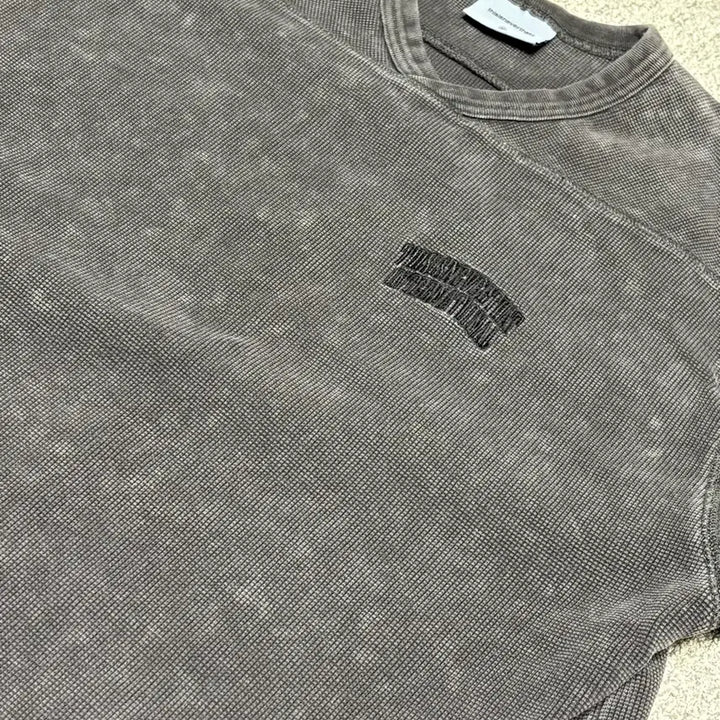 [BUNJANG] thisisneverthat Washed T-shirt Gray / 디스이즈네버댓 워플 티셔츠 그레이