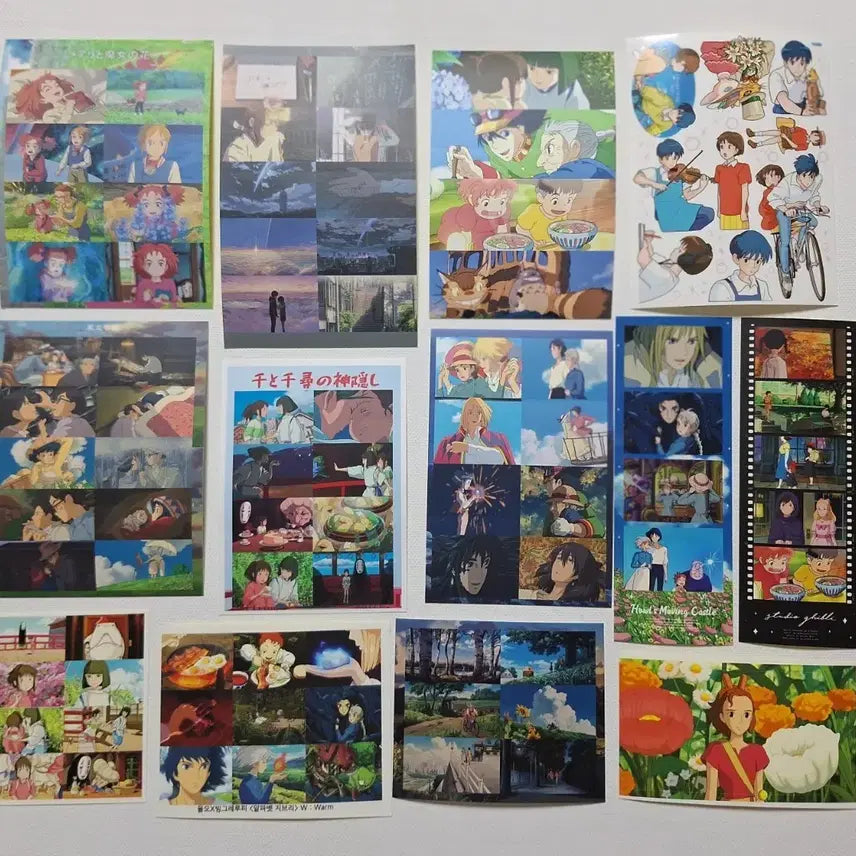 [BUNJANG] Ghibli Deco Stickers and Memo Pad Set / 지브리 다꾸 인스 떡메 무중복