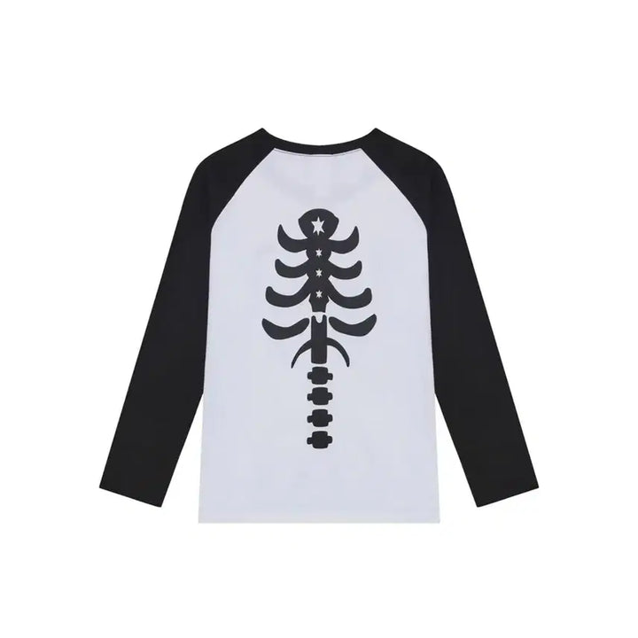 [BUNJANG] Magnesium Carbonate Raglan Sleeve Long Sleeve T-Shirt Size 2 / 탄산마그네슘 나그랑 본 롱슬리브 2사이즈
