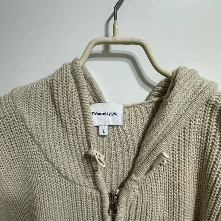 [BUNJANG] Urban D Type Oatmeal Hoodie / L] 어반디타입 후드집업