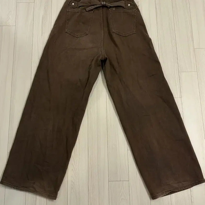 [BUNJANG] Brown Wide Cargo Pants / 브라운 와이드 카고 팬츠