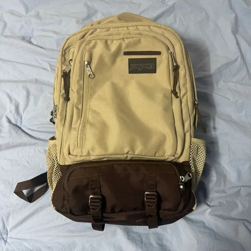[BUNJANG] JanSport Envoy Backpack Desert Beige / 잔스포츠 엔보이 DESERT BEIGE 베이지 백팩 판매