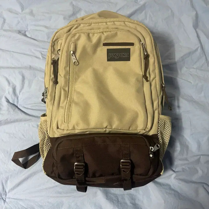 [BUNJANG] JanSport Envoy Backpack Desert Beige / 잔스포츠 엔보이 DESERT BEIGE 베이지 백팩 판매