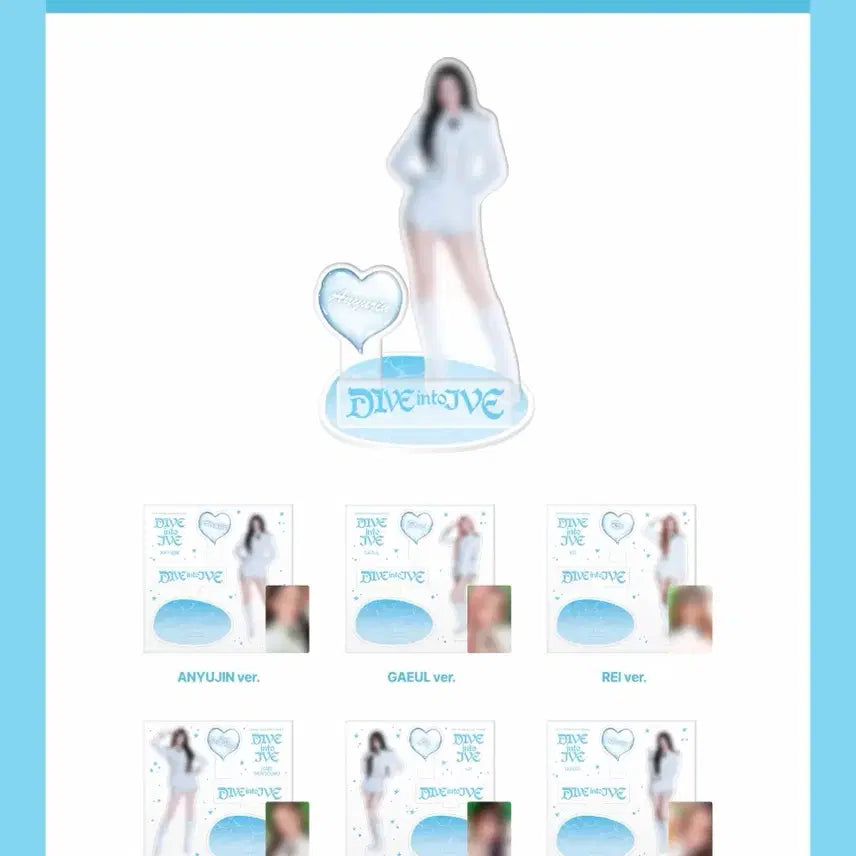 [SOLD OUT] 아이브 팬콘 ive md 아크릴 스탠드 + 포카 양도 레이 미개봉