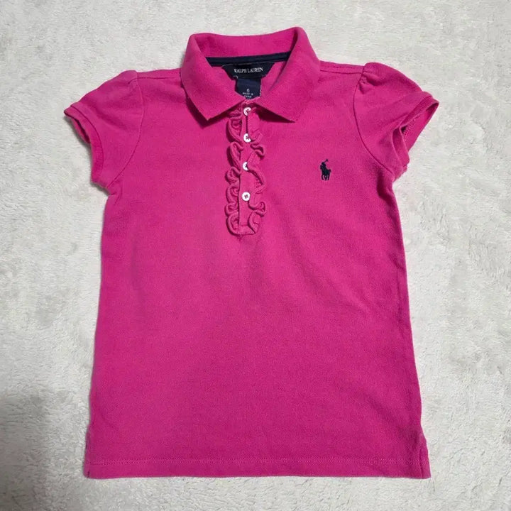 [BUNJANG] Polo Ralph Lauren Kids Girls Short Sleeve Polo Shirt / (6)폴로 랄프로렌 키즈 반팔 카라티 여아용