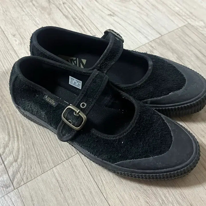 [BUNJANG] Vans Mary Jane Suede Buckle Strap Flats / 반스 메리제인