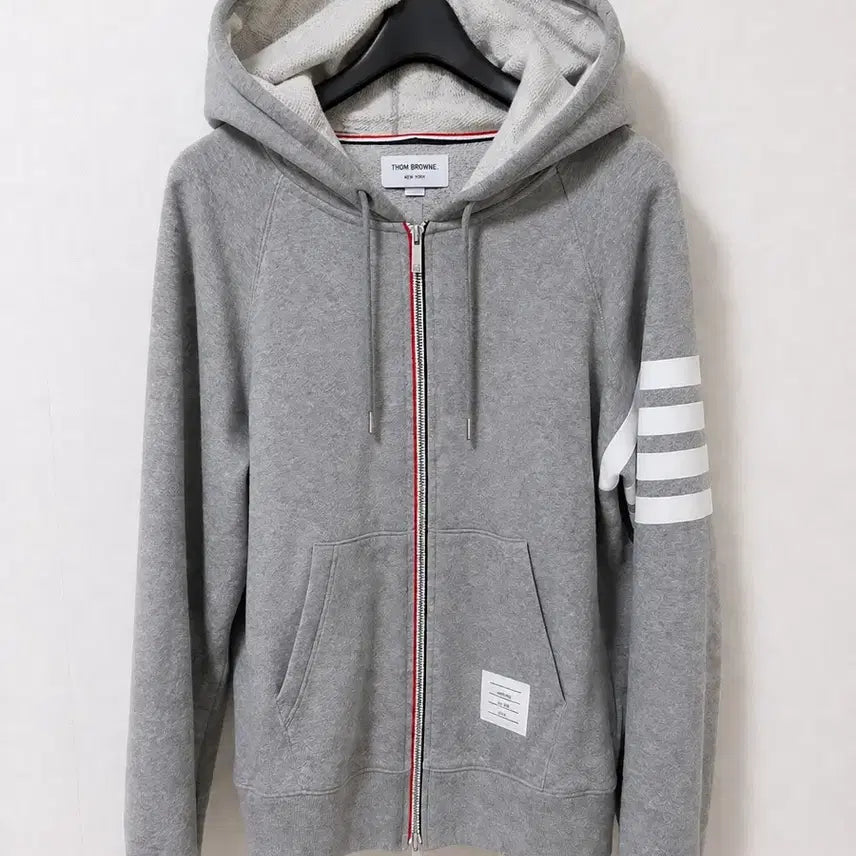 [BUNJANG] Thom Browne Hooded Zip-up Gray / (3사이즈) 톰브라운 후드집업 그레이