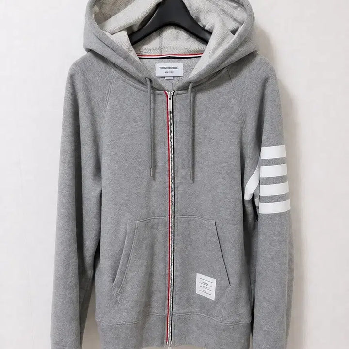 [BUNJANG] Thom Browne Hooded Zip-up Gray / (3사이즈) 톰브라운 후드집업 그레이