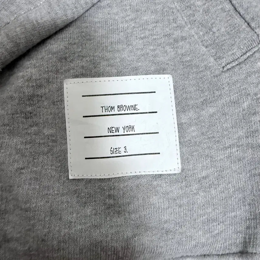 [BUNJANG] Thom Browne Hooded Zip-up Gray / (3사이즈) 톰브라운 후드집업 그레이
