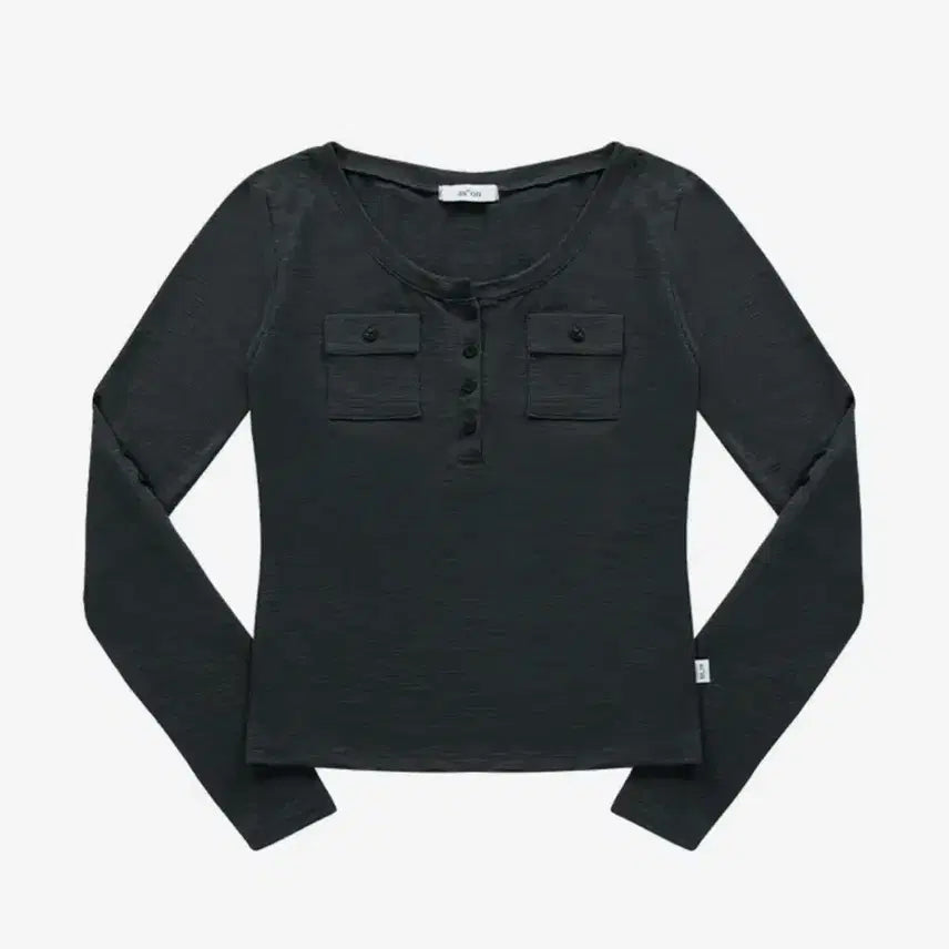 [BUNJANG] As On Atlanta Pocket Tee Charcoal / 애즈온 아틀란타 포켓 티 차콜