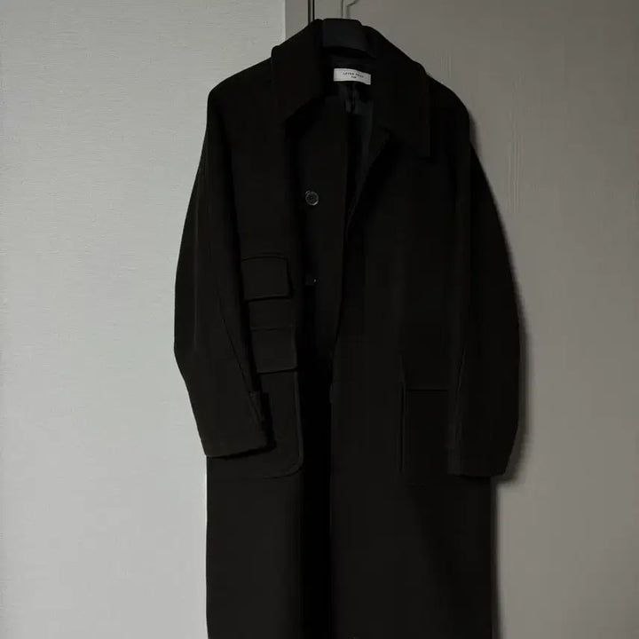 [BUNJANG] Afterpray Merino Wool Balmacaan Coat / 에프터 프레이 메리노 울 발마칸 코트