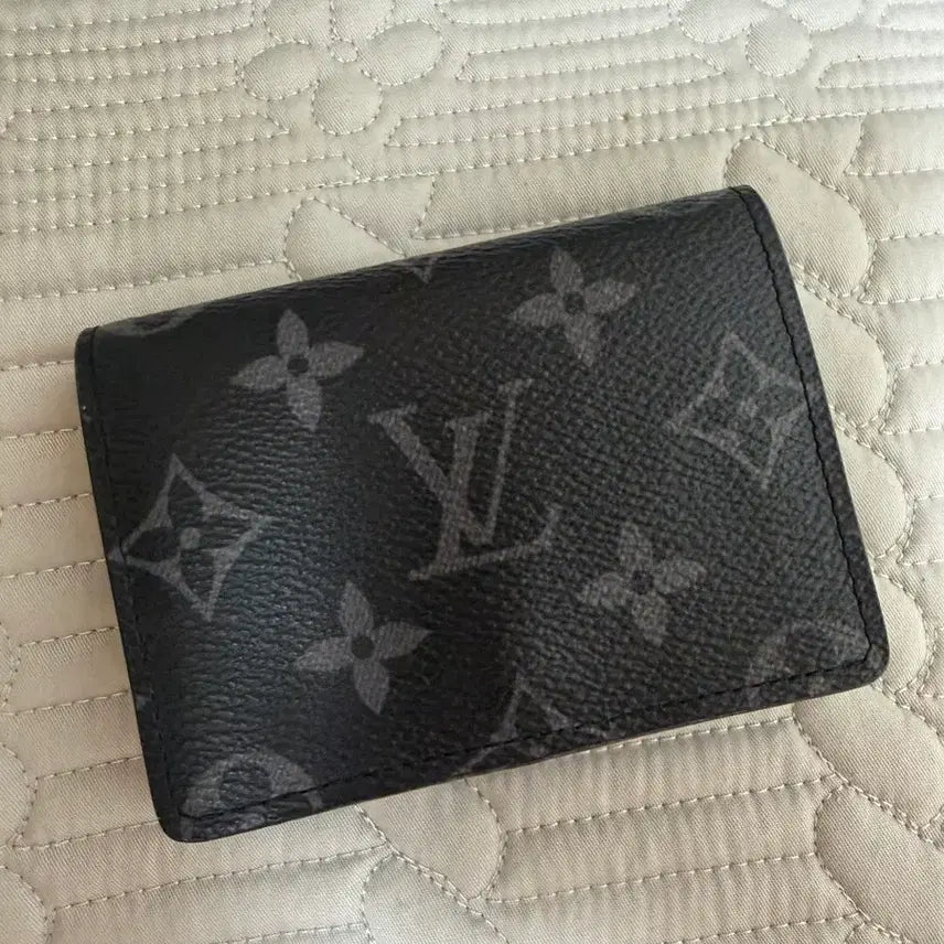 [BUNJANG] Louis Vuitton Monogram Eclipse Envelope Business Card Holder / 루이비통 엔벨로프 카드지갑 블랙 팝니다