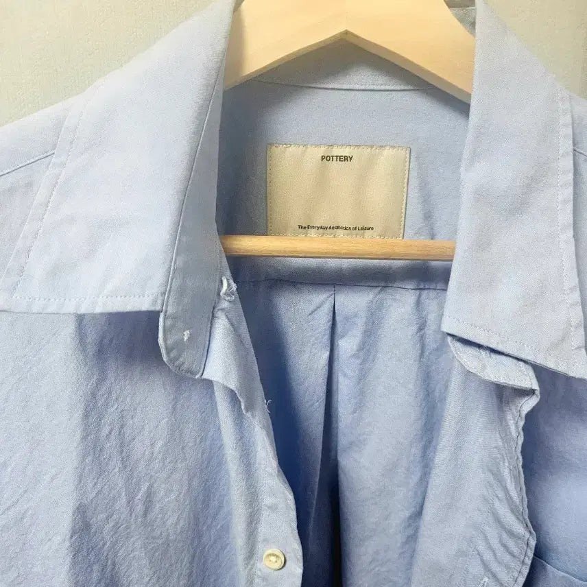 [BUNJANG] Pottery Button Down Shirt / 포터리 버튼 다운셔츠 삭스 2