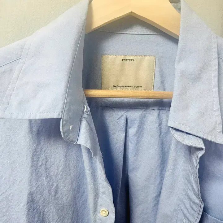 [BUNJANG] Pottery Button Down Shirt / 포터리 버튼 다운셔츠 삭스 2