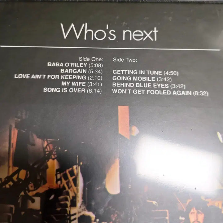 [SOLD OUT] The Who 더 후 Who&