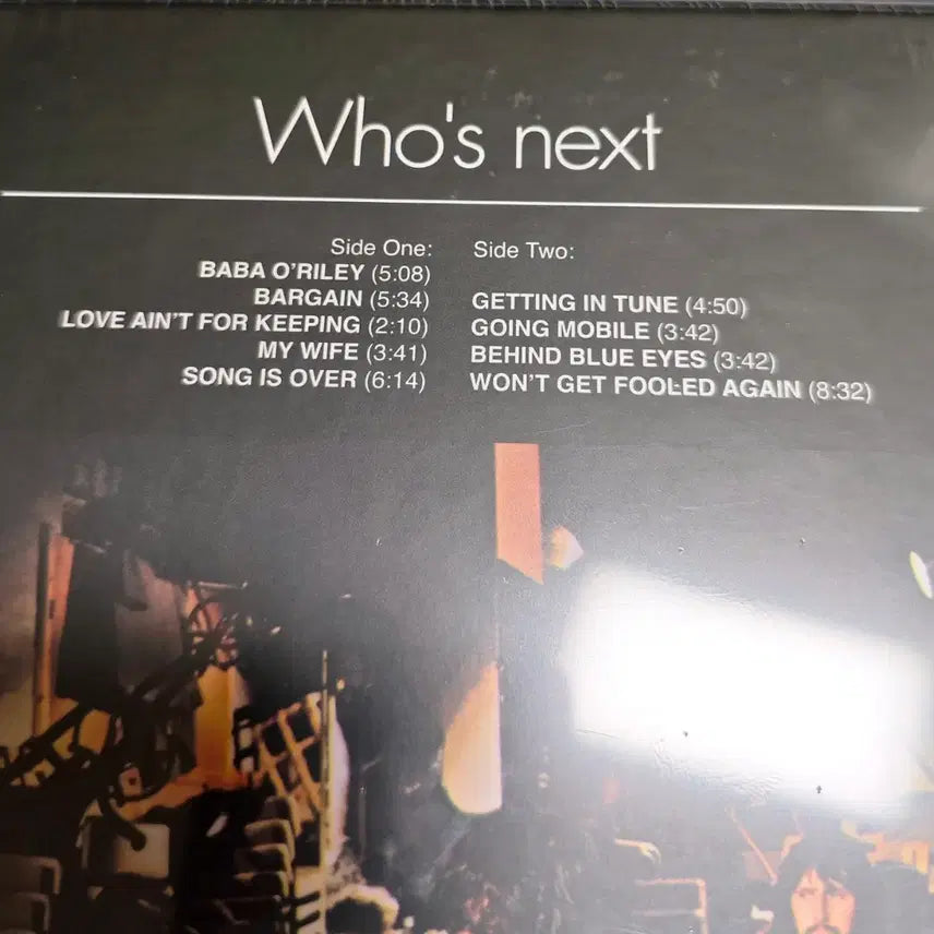 [SOLD OUT] The Who 더 후 Who&