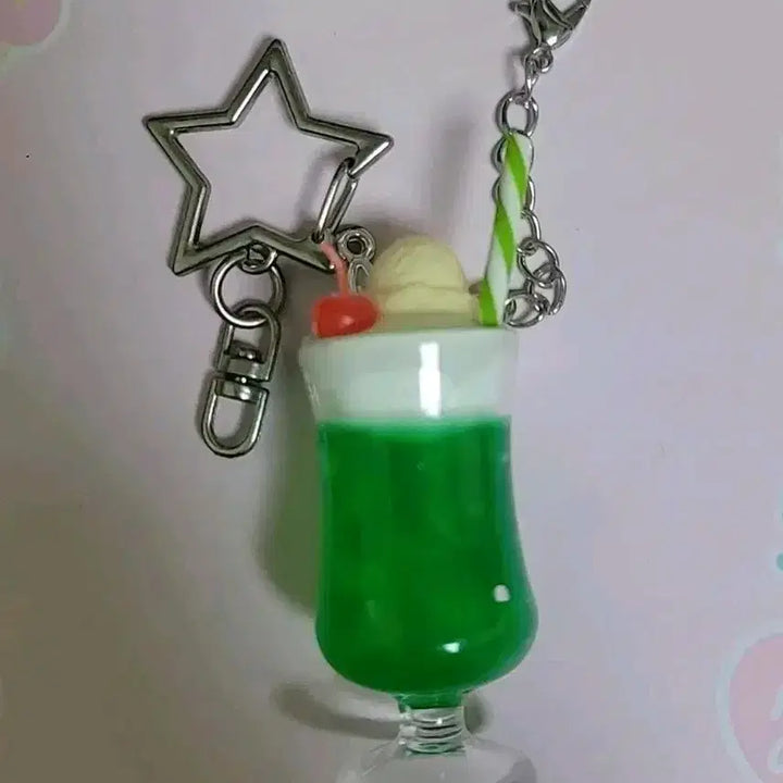 [BUNJANG] Melon Soda Keychain / 멜론소다 키링