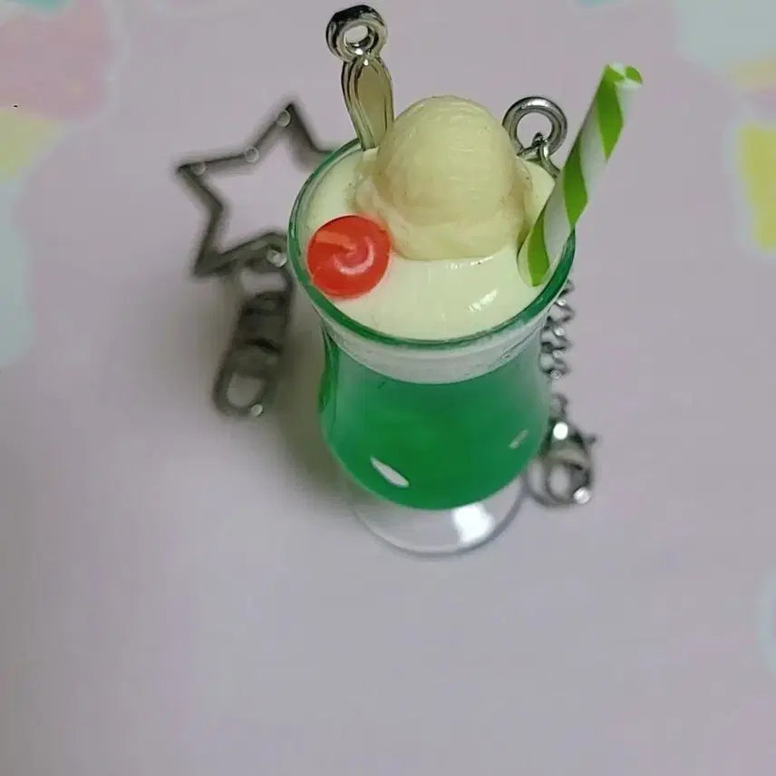[BUNJANG] Melon Soda Keychain / 멜론소다 키링