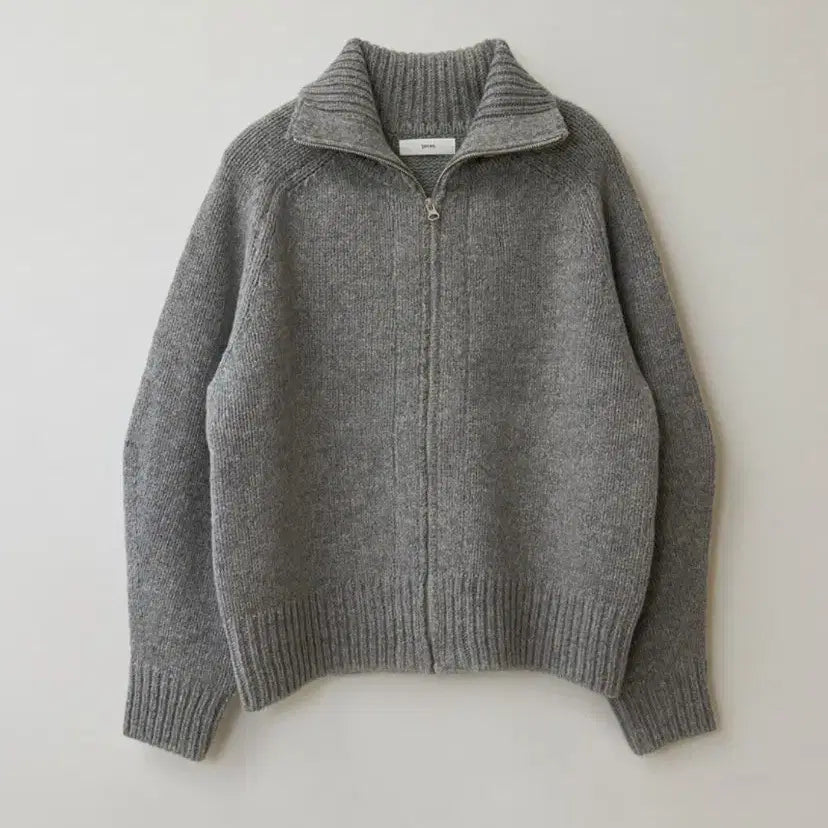 [BUNJANG] Pesses Galerie Full Zip Up Cardigan Gray / 페세스 galerie full zip up gray 집업