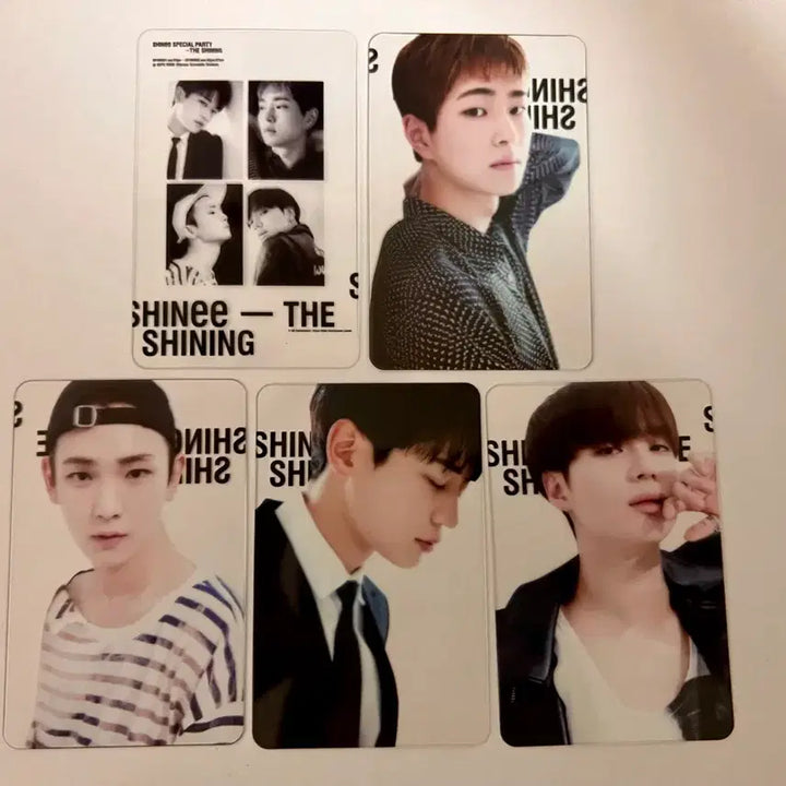 [BUNJANG] SHINee The Shining Transparent Photocard Set / 샤이니 스페셜 팬파티 The Shining 이벤트 투명 포카