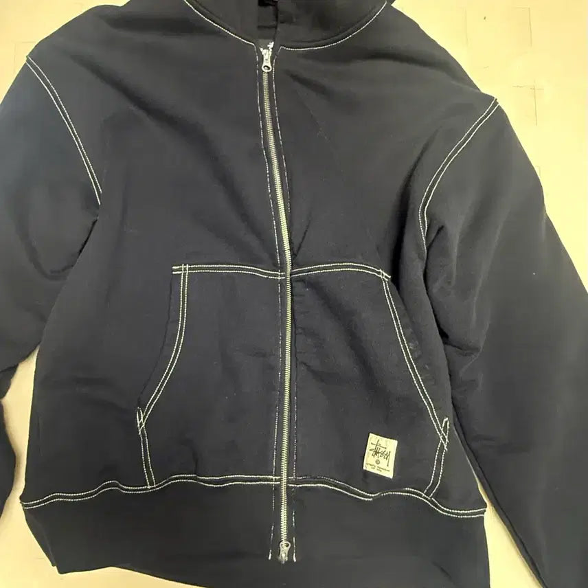 [SOLD OUT] 스투시 더블 페이스 라벨 후드집업 팔아요