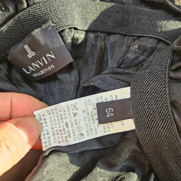 [BUNJANG] LANVIN COLLECTION Black Wide Pants / LANVIN COLLECTION 블랙 와이드 팬츠 64