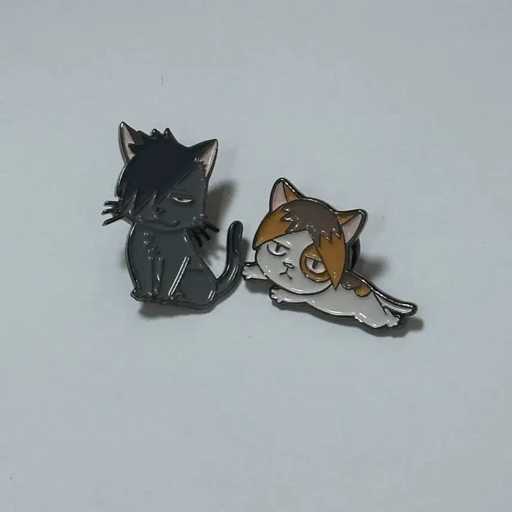 [SOLD OUT] 하이큐 동물 메탈뱃지 쿠로오, 켄마 일괄