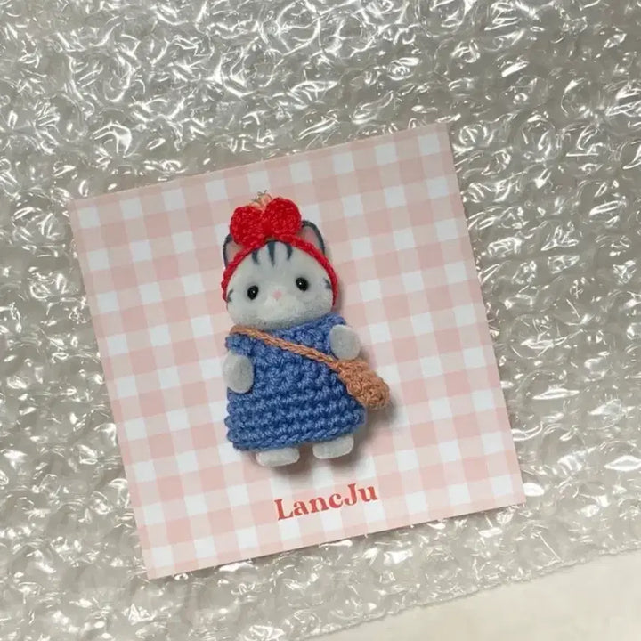 [BUNJANG] Sylvanian Families Kiki Style Knitted Outfit Set / 실바니안 직립 아기 뜨개옷 키키st 의상 세트