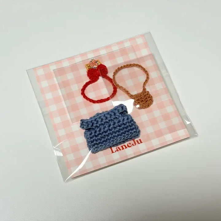 [BUNJANG] Sylvanian Families Kiki Style Knitted Outfit Set / 실바니안 직립 아기 뜨개옷 키키st 의상 세트