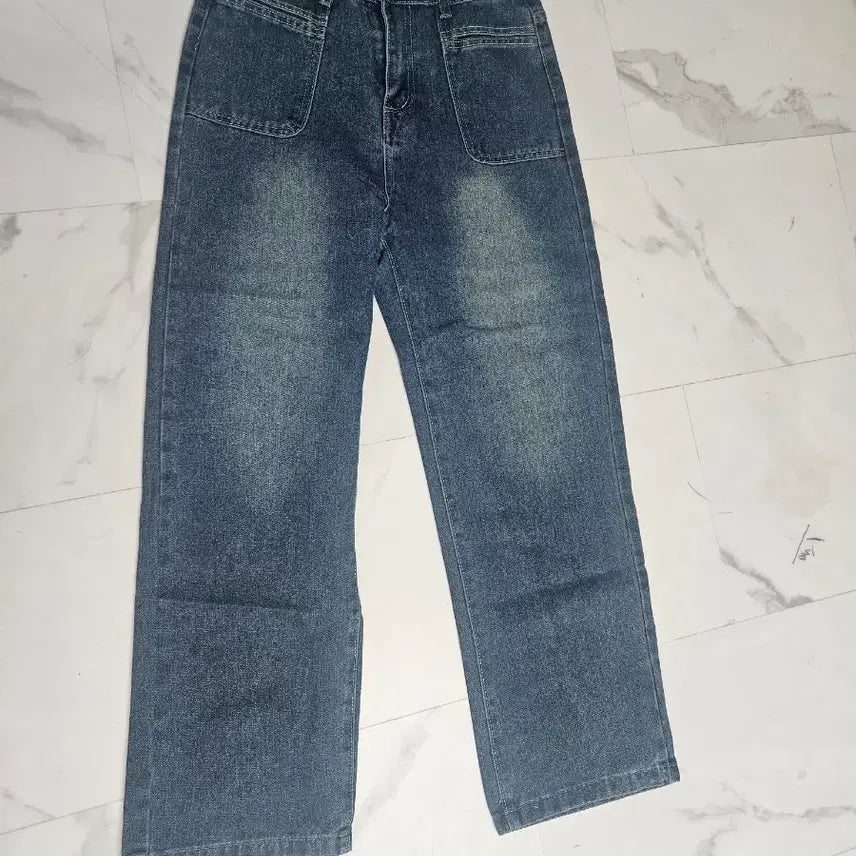 [BUNJANG] Son Jung Wan Handmade Wide-Leg Jeans / 청바지.손정완핏.핸드메이드.정구호핏