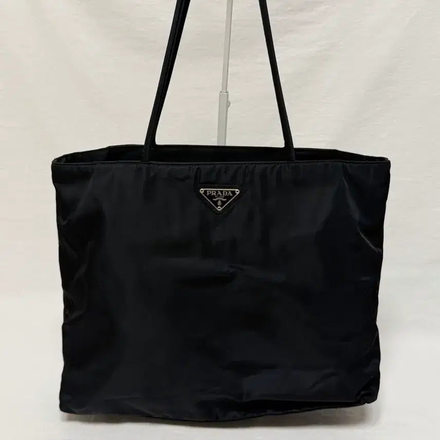 [BUNJANG] Authentic Prada Pocono Nylon Black Tote Bag Shoulder Bag / 정품 프라다 포코노 나일론 블랙 토트백 숄더백
