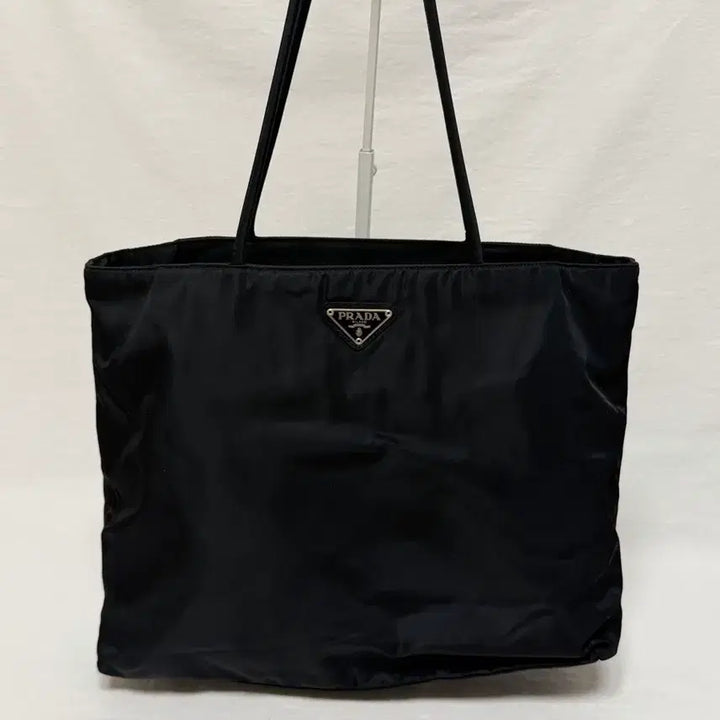[BUNJANG] Authentic Prada Pocono Nylon Black Tote Bag Shoulder Bag / 정품 프라다 포코노 나일론 블랙 토트백 숄더백