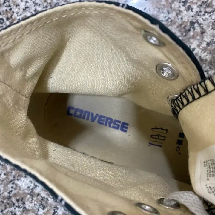 [BUNJANG] Converse High Top Black Sneakers / 컨버스 하이 260