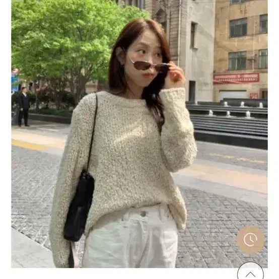 [BUNJANG] Heyone Wonyoung Cloud Knit Sweater / 헤이원 워닌 구름니트