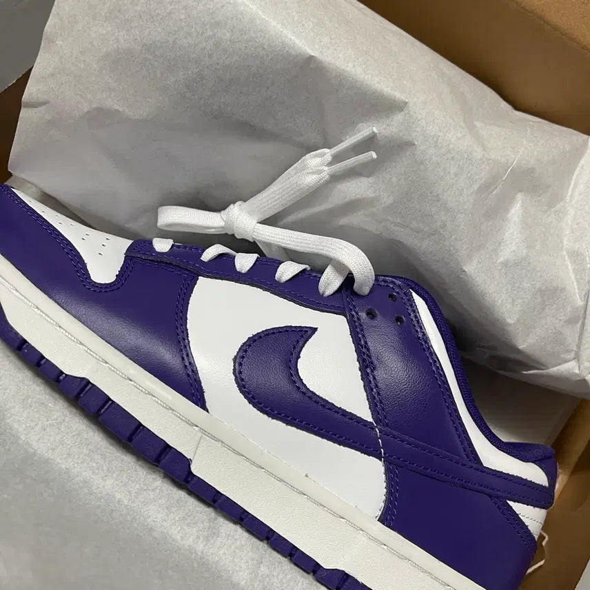 [BUNJANG] Nike Dunk Low Purple Sneakers / 나이키 덩크 로우 보라 275사이즈 새제품