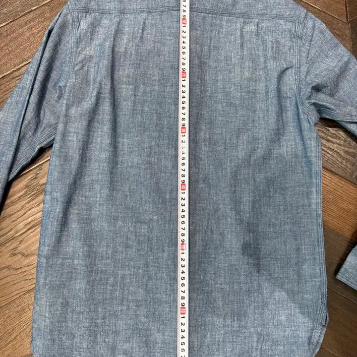 [BUNJANG] RRL Indigo Chambray Work Shirt / [S] 더블알엘 인디고 샴브레이 워크 셔츠 (새상품 컨디션)