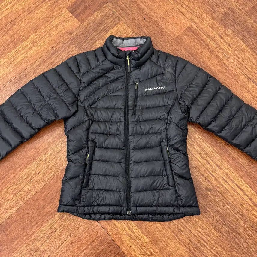 [BUNJANG] Salomon Wind Down Prime Lightweight Padded Jacket / 여성용 S(90) 살로몬 블랙 윈드다운 프라임 경량 패딩 자켓