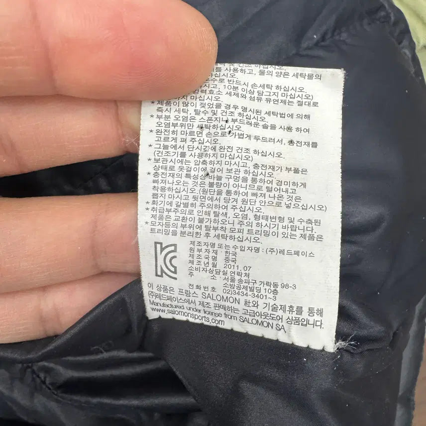 [BUNJANG] Salomon Wind Down Prime Lightweight Padded Jacket / 여성용 S(90) 살로몬 블랙 윈드다운 프라임 경량 패딩 자켓